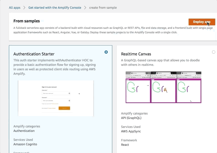 Get Started with AWS Amplify