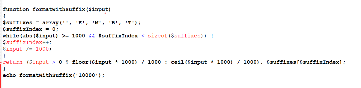 Display users with suffix