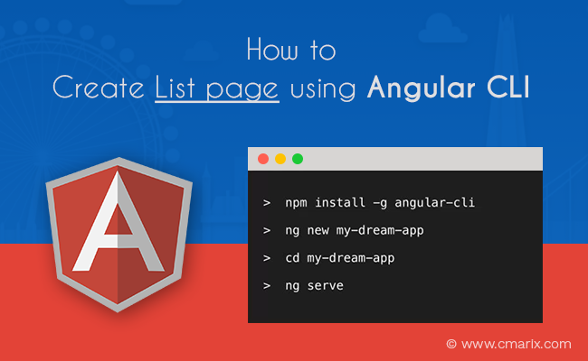 How to Create List page using Angular2 CLI