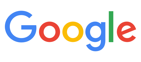 Google wordmark logo with multicolor letters