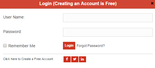 Site Login Page